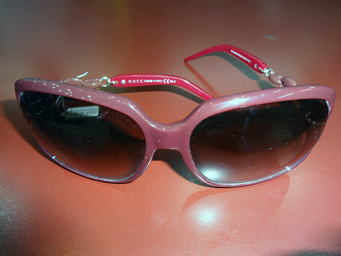 Gucci Ladies Red Sunglasses