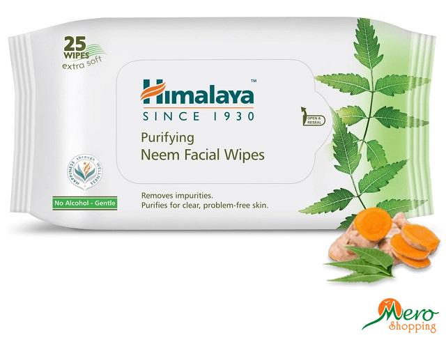 Himalaya Purifying Neem Facial Wipes 25 Count 