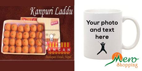 Kanpure Laddu and Mug