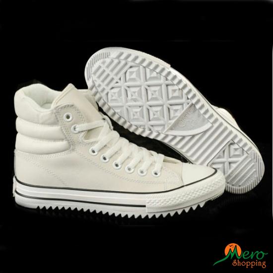 Buy online Leather Full Converse Design Shoes in Nepal
