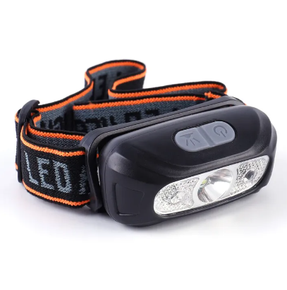 LED Headlamp Wave Induction 300lm Head Flashlight 