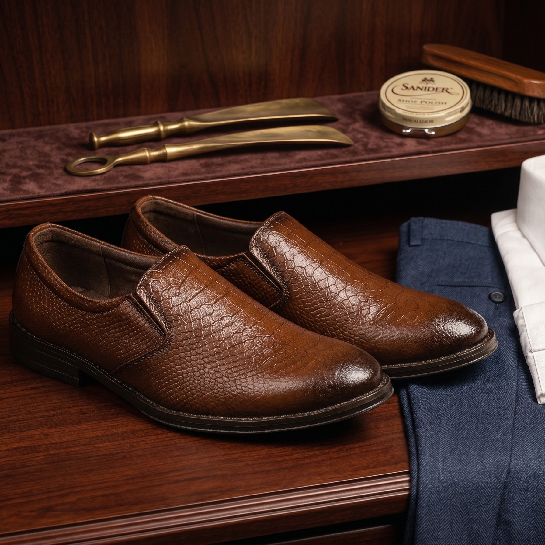 Men's Brown Formal Shoes Art 2291
