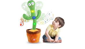 Dancing Cactus With Light Funny Singing Electronic Recording Function
