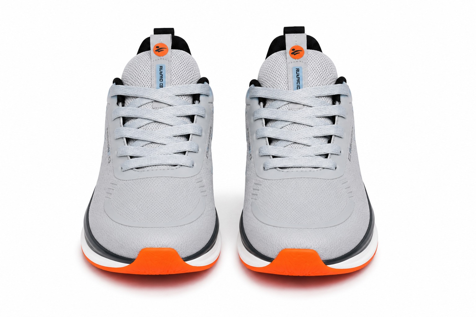 RUN Model 7177 Black Grey Running Shoes for Men