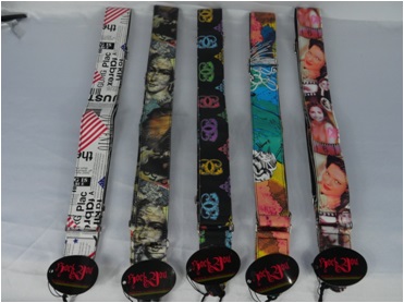 Printed leather straps