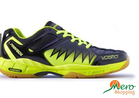 Protech Vostro 4.0 Badminton Shoes (Black/Green) 