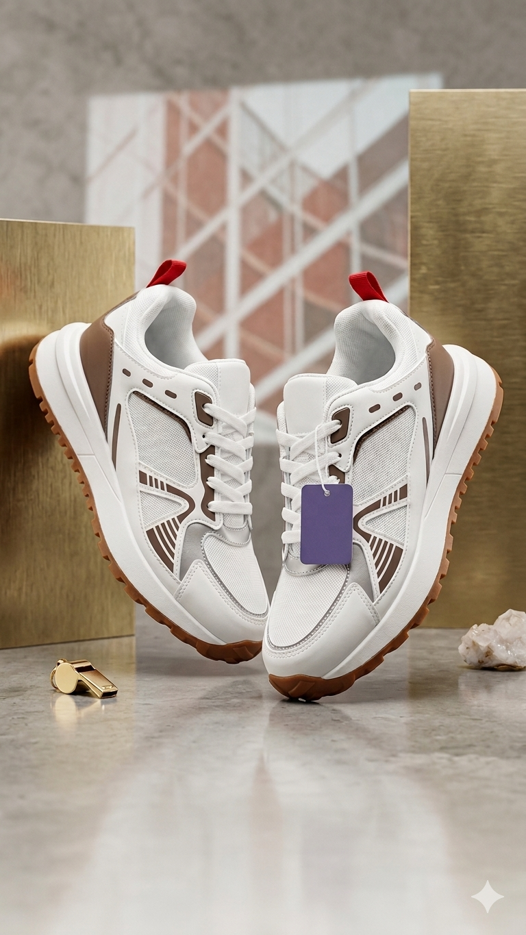 GoldStar ARC AX-2HV White Coffee Shoes