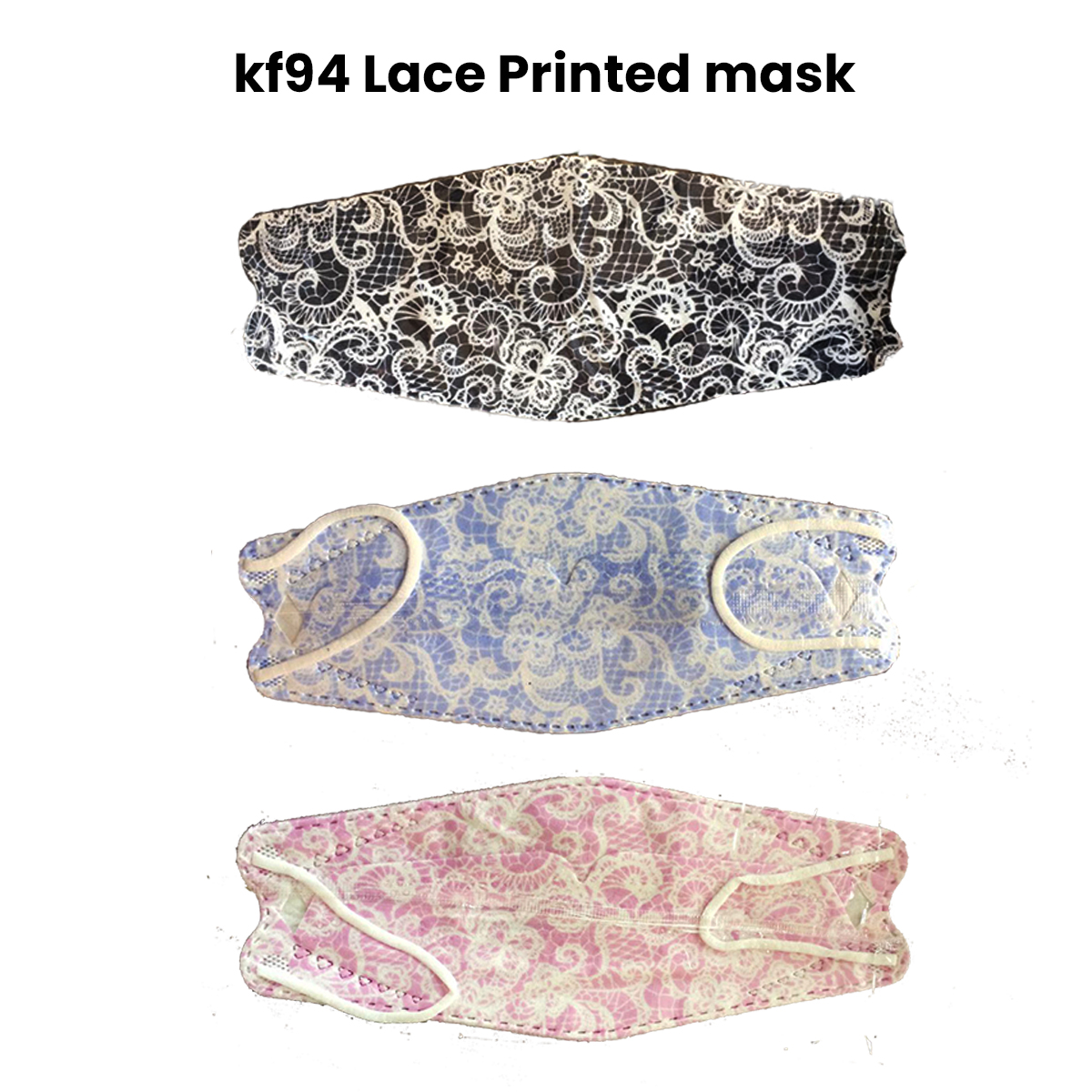 Fish Shaped Printed KF94 Mask |KF94 masks(Multiple Colors Available)