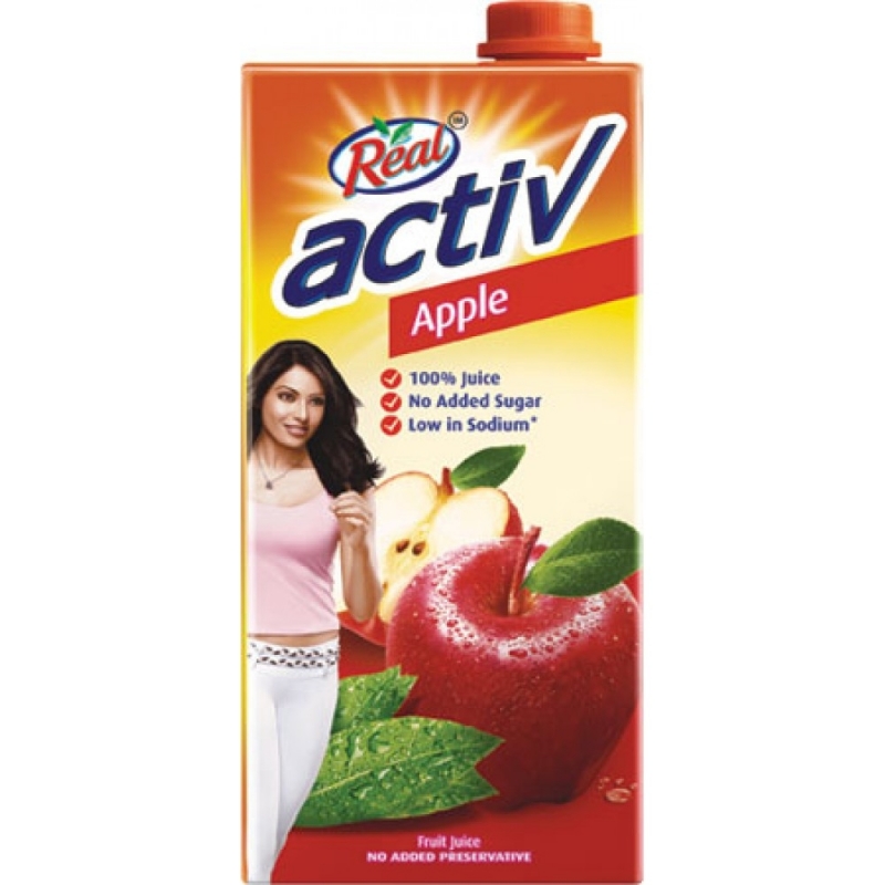 Real Active Apple Juice 1 Ltr 