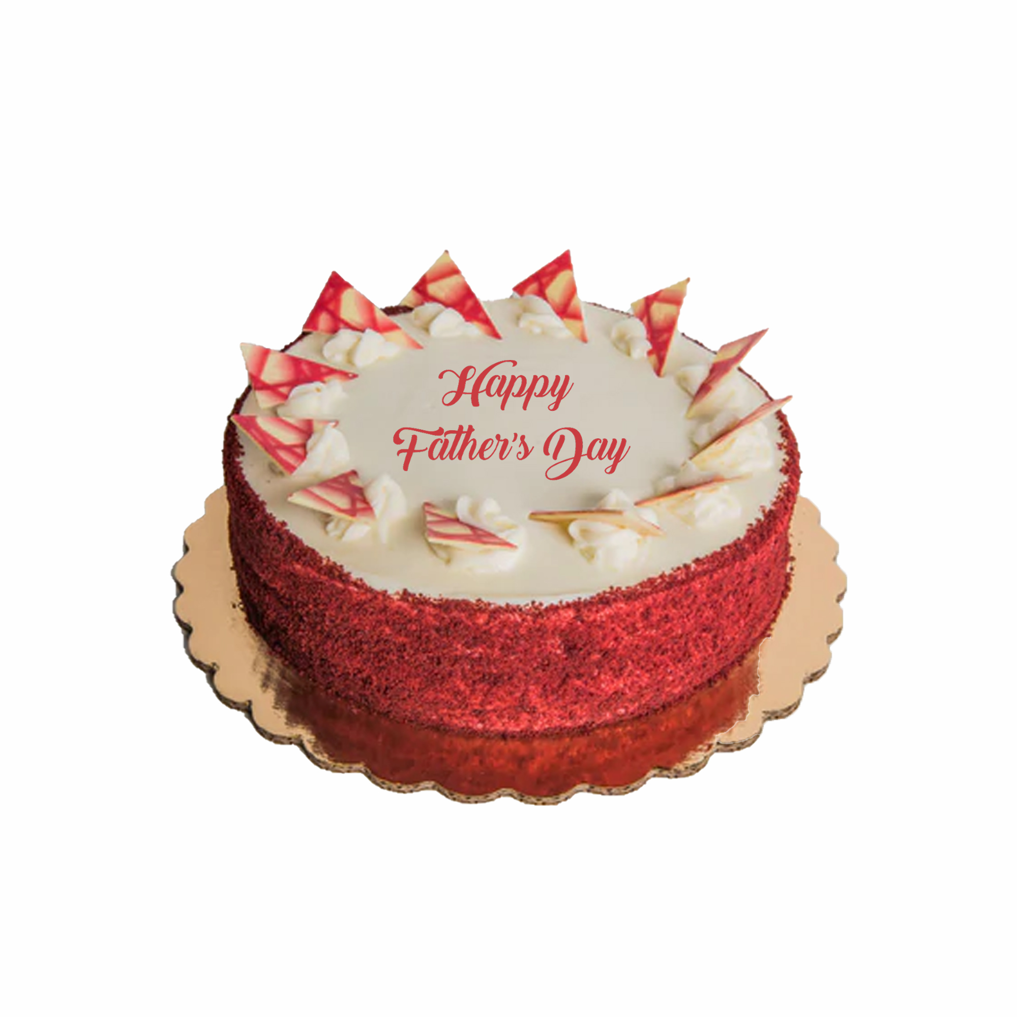 Fathers Day Special Gem Red Velvet Cake 