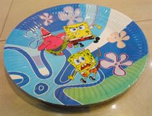Spongebob Printed Paper Plate
