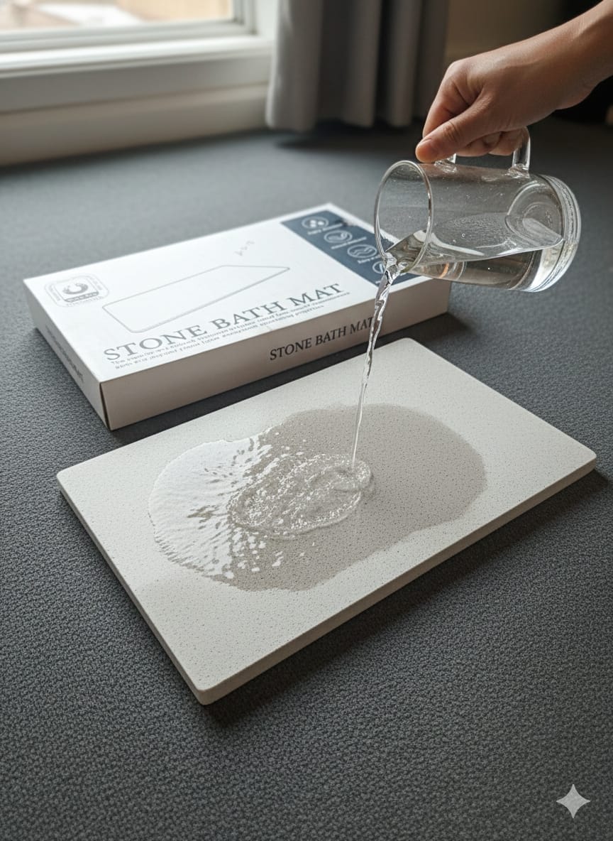 Diatomaceous Stone Bath Mat