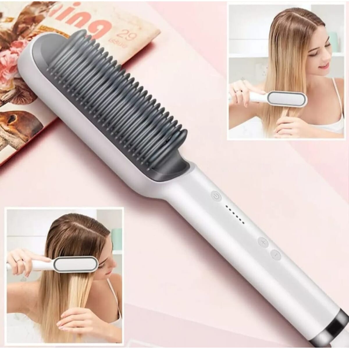 Comb Hair Straightener Brush 