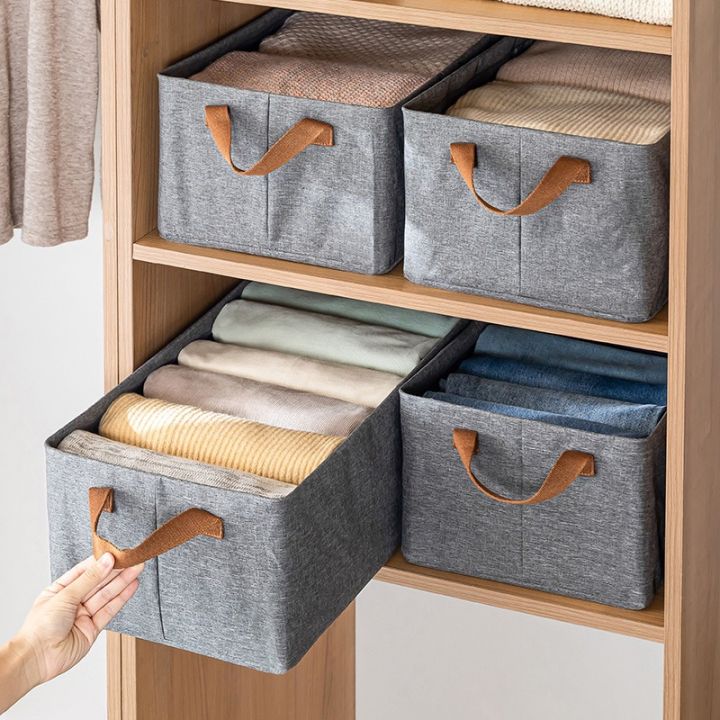 2 Pics Foldable Closet Drawer Organizer with Compartments 