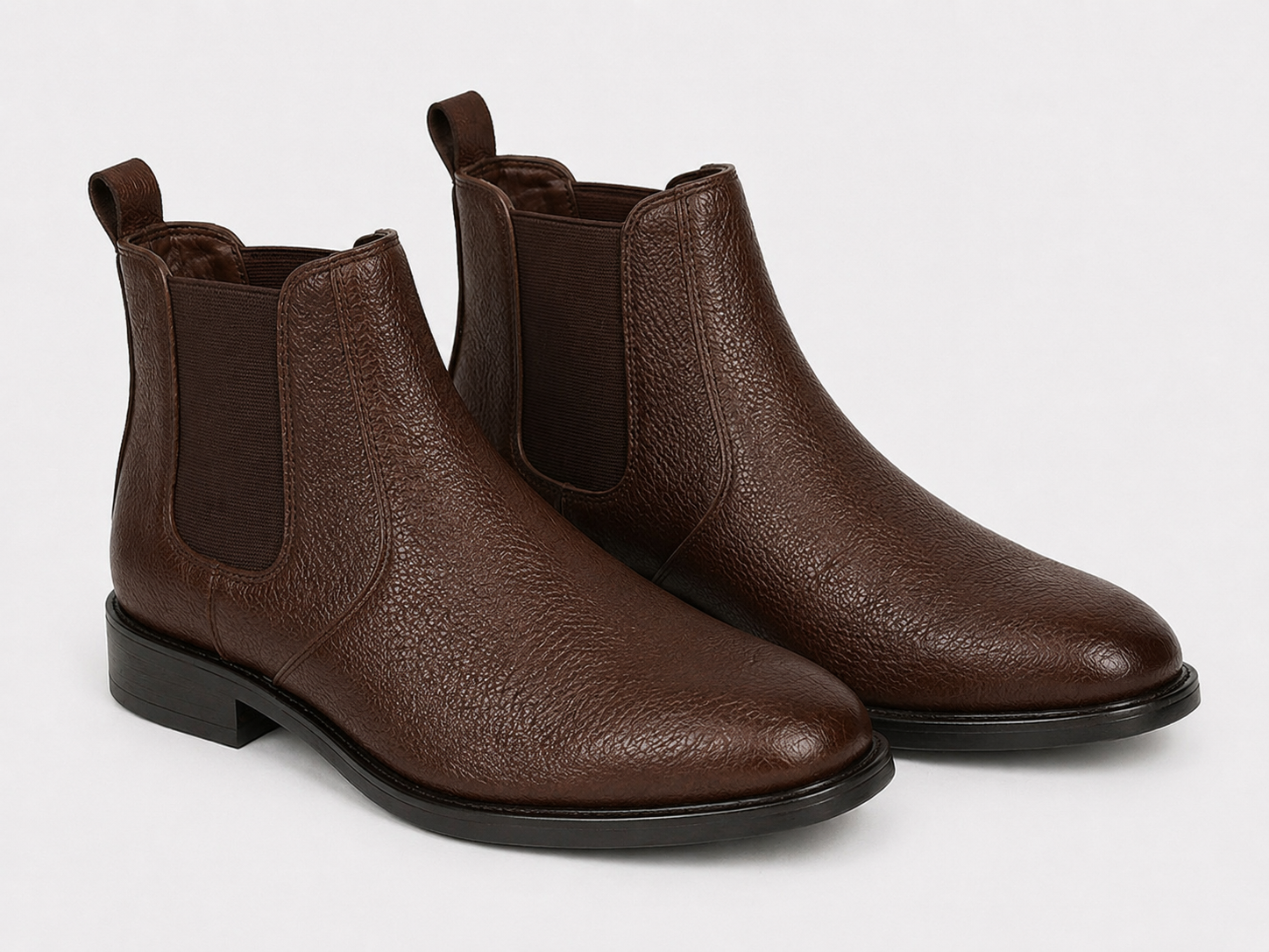 RUN BrownChelsea Boots for Men 
