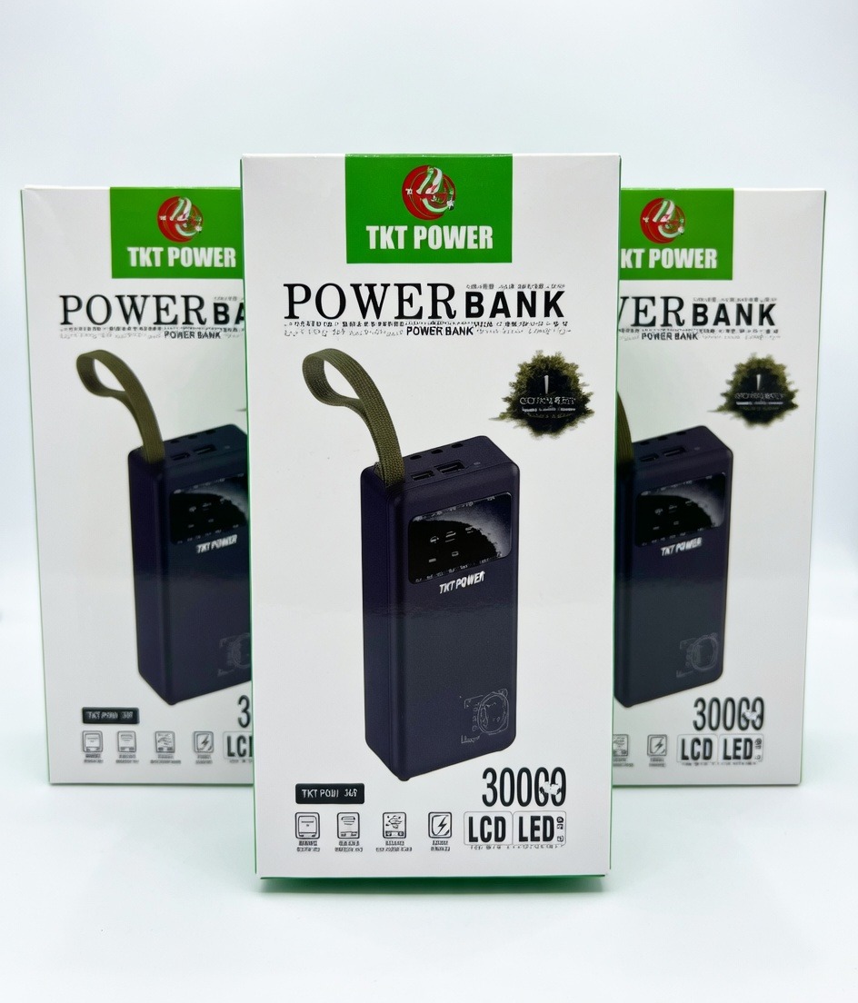 TKT T12 25000mAh Power Bank – High Capacity Fast Charger 